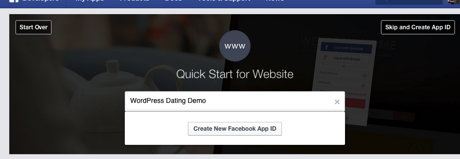 Facebook dating login