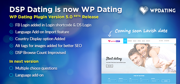 WP Dating Plugin 5.0 Beta