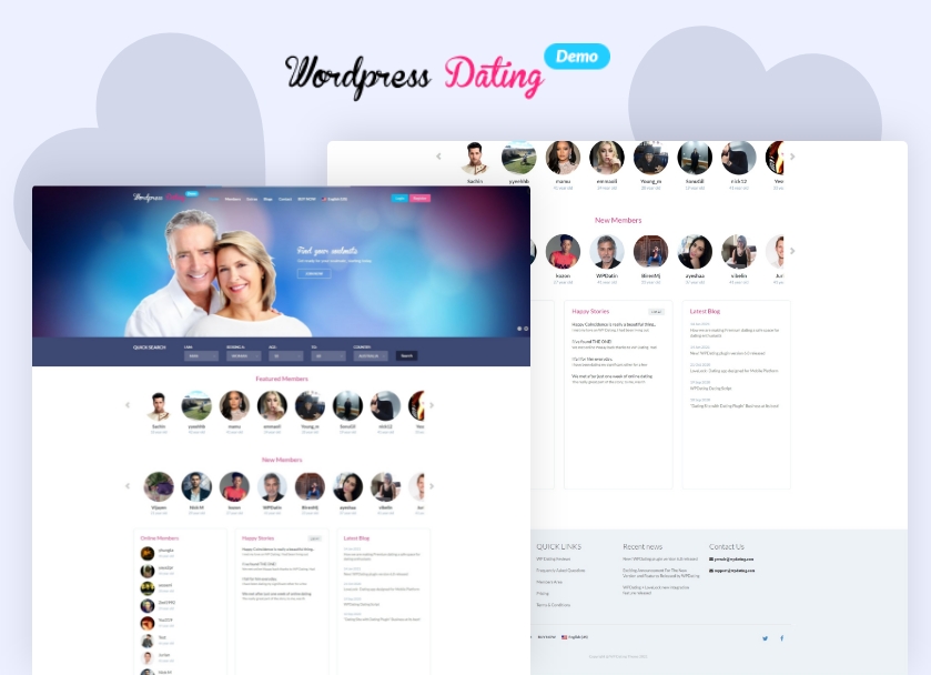 WP Dating WordPress Dating Themes Demo WP Dating WordPress Dating Themes Demo