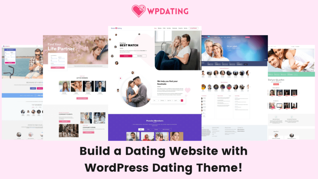 Build a dating website with WordPress Dating Theme