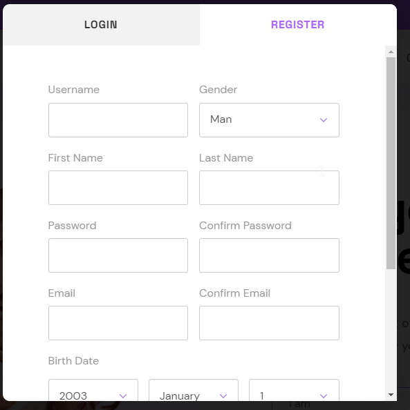 Registration
