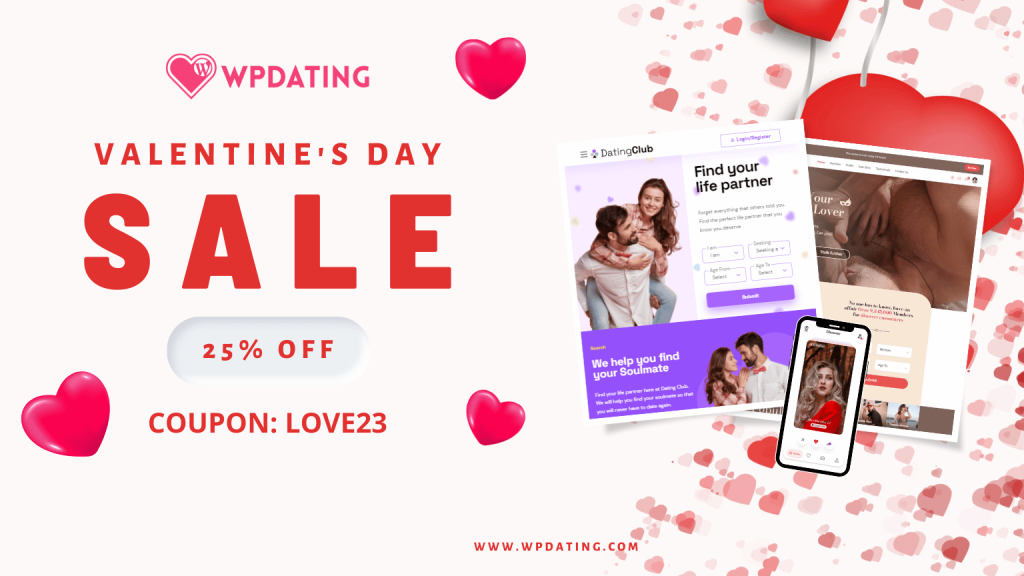 WP Dating 2023 Valentine's Offer